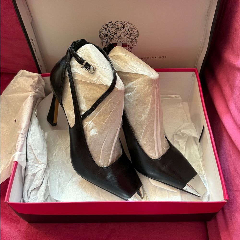 Vince Camuto Silver Tipped Heels